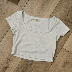 Madewell cotton crop top